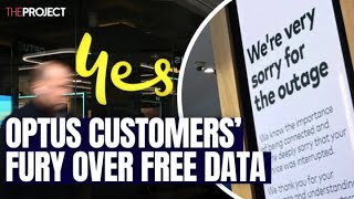 Optus Customers Outrage Over Offer Of Free Data [upl. by Sayed]