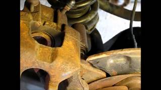 How to do a Rear Disc Brake Job on a 2005 Scion tc [upl. by Tamarah]