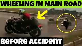 🔴TTF Vasan Wheeling Before Accident  Viral Video  Police Caught  License Cancel [upl. by Yelime625]