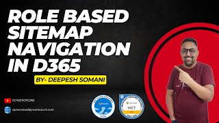 Role Based Sitemap Navigation in D365 CE [upl. by Ibmab]