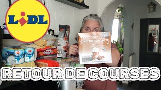 LIDL 🛒Retour de Courses🛍️ Des nouveautés miam🤩 [upl. by Maidy7]