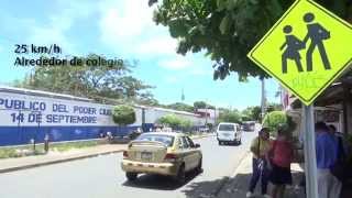 Multas por exceso de velocidad en Nicaragua [upl. by Einhoj]