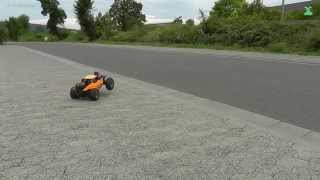 On tarmac and gravel between  Action  RC Adventure HPI Buggy Apache C1  with GoPro Hero 3 [upl. by Les891]