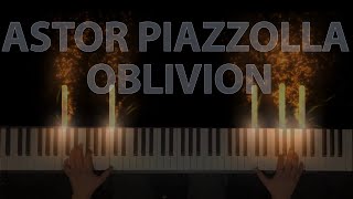 Astor PİAZZOLLA  Oblivion  Piano Tutorial [upl. by Card]