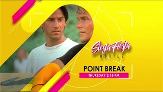 GTV  Siesta Fiesta Movies Point Break 1991 Promo September 26 2024 [upl. by Nojid]