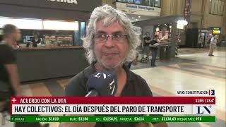 Acuerdo con la UTA hay colectivos después del paro de transporte [upl. by Selwin]