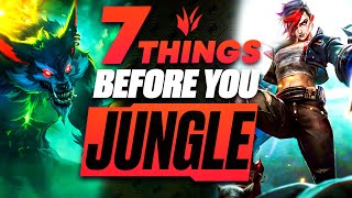 EVERY Beginner amp Low Elo Jungler NEEDS To Know These 7 Things [upl. by Adore831]