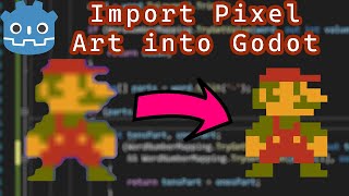 How to Import Pixel Art Into Godot Stop Blurry Pixel Art [upl. by Dream]