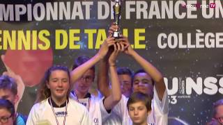 Championnat de France UNSS de tennis de table [upl. by Lura]