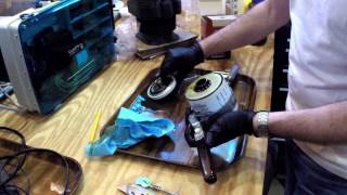 Part 2 Oil Filter Inspection from Lycoming O320D3G [upl. by Alrrats]