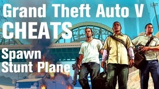 GTA 5 Cheats  Spawn Stunt Plane [upl. by Ardried583]