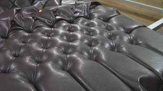 Diamond Tufting capitonné  Part 2 Upholsteryfurniture [upl. by Newra974]