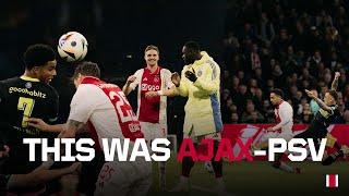 Watch EVERYTHING from Ajax’ amazing win vs PSV 😮‍💨 [upl. by Julienne]