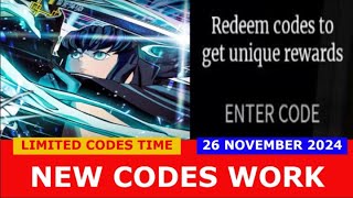 Update 15 Slayer Online ROBLOX  NEW CODES AND limited code time  NOVEMBER 26 2024 [upl. by Eckart57]