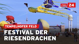 Flugspektakel in Berlin Festival der Riesendrachen 2024 [upl. by Rapp658]