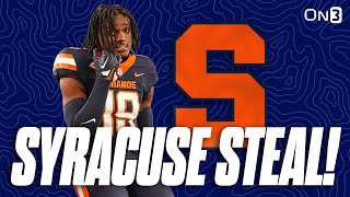 King Joseph Edwards COMMITS to Syracuse  Edge Chooses Orange over Colorado and FSU [upl. by Calli]