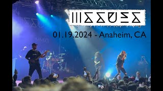 01192024  Issues  Anaheim CA  quotDeath of Issuesquot tour [upl. by Leirraj]