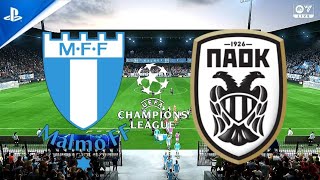 Malmö  PAOK  Champions league [upl. by Prader923]