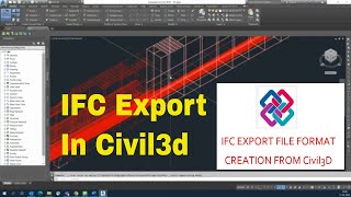 IFC Export in AutoCAD Civil 3D [upl. by Edlihtam]