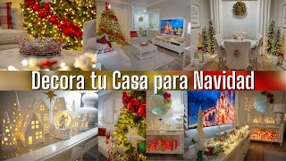 DECORA tu SALA y COMEDOR para NAVIDAD 2024  Christmas Decor ideas  Decoración Navideña [upl. by Assenahs]