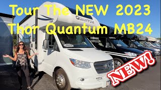 Tour the NEW 2023 Thor Quantum MB24 CClass RV [upl. by Armillia549]