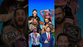 Seth Rollins The Rock Dominik Mysterio Vs Liv Morgan Drew Mcintyre Roman Reigns 😈 wwe [upl. by Enaffit]