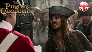 PIRATES OF THE CARIBBEAN  Salazars Revenge CLIP – Guillotine  Official Disney UK [upl. by Shaum321]