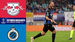 RB Leipzig vs Club Brugge Extended Highlights  UCL Group Stage MD 2  CBS Sports Golazo [upl. by Labors]