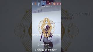 Average PVP Player destiny2 [upl. by Sharleen]