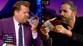 David Blaine Burns 100 Bill and James Drinks The Ashes [upl. by Neomah]