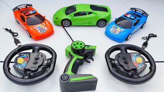 gadi wala video  remote control lighting cars unboxing [upl. by Elletnuahs]