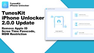 TunesKit iPhone Unlocker 200  New Update [upl. by Aneeles215]