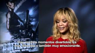 BATTLESHIP Entrevista a Rihanna [upl. by Anaig]