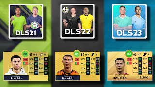 DLS23 VS DLS22 VS DLS21 PLAYERS RATTINGS  DREAM LEAUGE SOCER  DLS PLAYERS RATTING UPGRADE [upl. by Ynagoham]