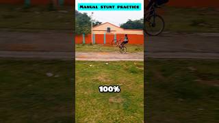 Manual stunt practice cyclestunt cycle manual stunt shorts shortsfeed mtb rahulcyclestunt [upl. by Jade]