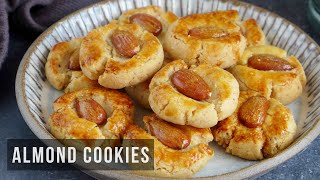 Almond Cookies  杏仁酥  杏仁饼 [upl. by Berstine]