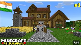 How to Survive I FIRST DAY in Minecraft [upl. by Benildas44]