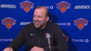 Tom Thibodeau PostGame Interview  New York Knicks vs Sacramento Kings [upl. by Akcira]