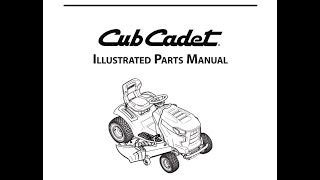 Cub Cadet XT1 Parts [upl. by Peper234]