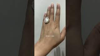 Pearl Ring with Swarovski Detailings [upl. by Anerbes]