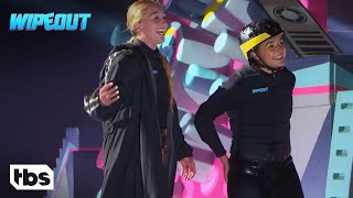 Wipeout Will the D1 Athletes Wipeout Clip  TBS [upl. by Olram113]