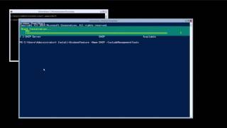 Install DHCP Server Role  Windows Server 2012 R2 Core [upl. by Chaworth]