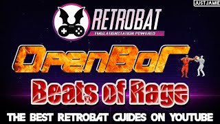 Retrobat ☆ OpenBORBeats Of Rage Setup Guide retrobat openbor emulator [upl. by Aikit780]