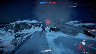 Star Wars Battlefront 2 HvV Duo vs 4 stack [upl. by Durr334]