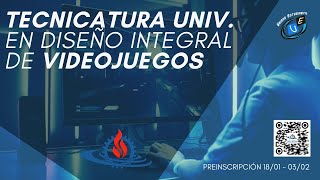 TEC UNIV EN DISEÑO INTEGRAL DE VIDEOJUEGOS  UNJu FI 🏛️🎓 [upl. by Henson]