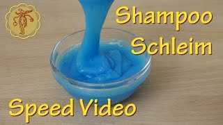 SpeedVideo ShampooSchleim selber machen  ohne Kleber [upl. by Jacobah142]