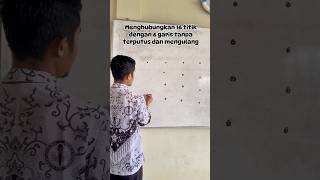 Ice Breaking 16 titik  menghubungkan 16 titik dengan 6 garis tersambung tanpa mengulang viral [upl. by Blumenfeld85]