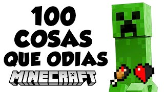 100 COSAS que ODIAS que te PASEN en MINECRAFT [upl. by Arinaid]