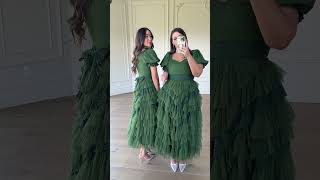 Thumbelina Dress in Green TryOn Video XS amp XL [upl. by Cirle562]