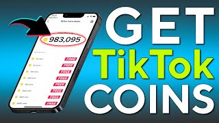 TikTok Coins for FREE in 5 Minutes 2023 TikTok Coins Hack [upl. by Esirrehc]